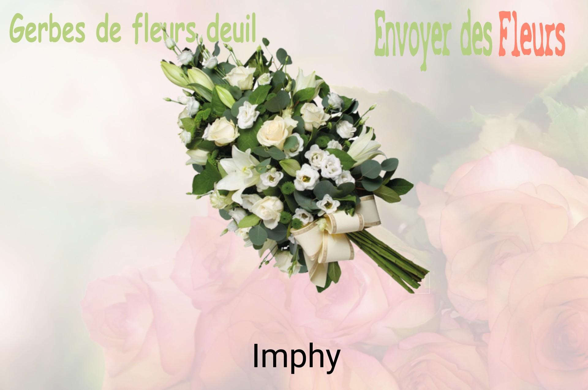 Gerbe de fleurs de deuil livrée à Imphy